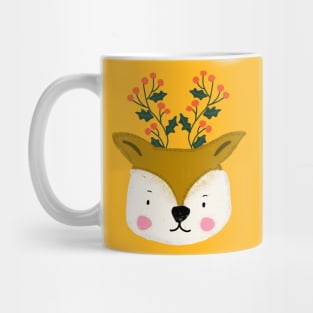 Cute Santa deer Mug